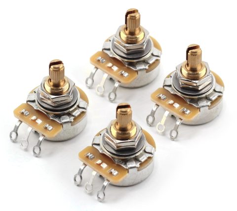 CTS TAOT CUSTOM 525K SHORT Shaft Audio Potentiometers – 5% Tolerance – Set of 4 (4X)