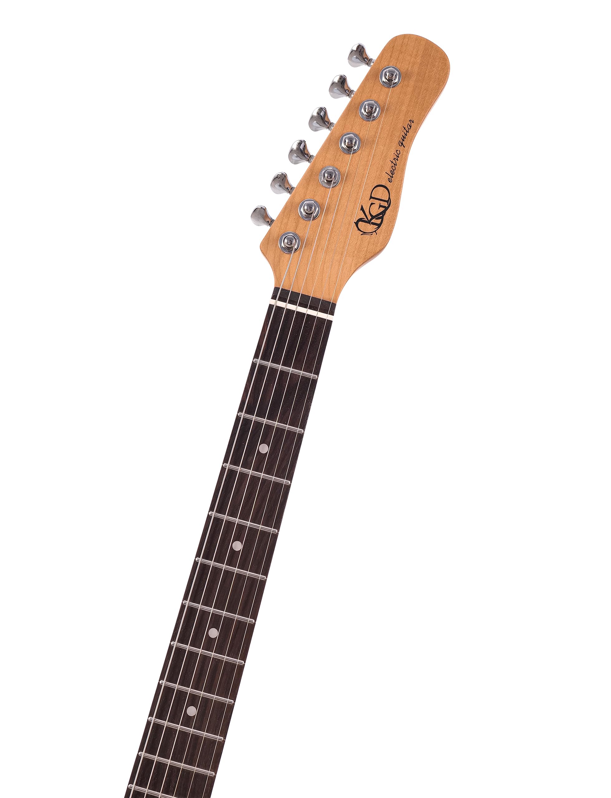 KGD Relic electric guitar mahogany body carbonized maple neck rosewood fretboard 6-string solidbody electric guitar S-S pickupsbrass barrel saddle bridge (Spectra Green)