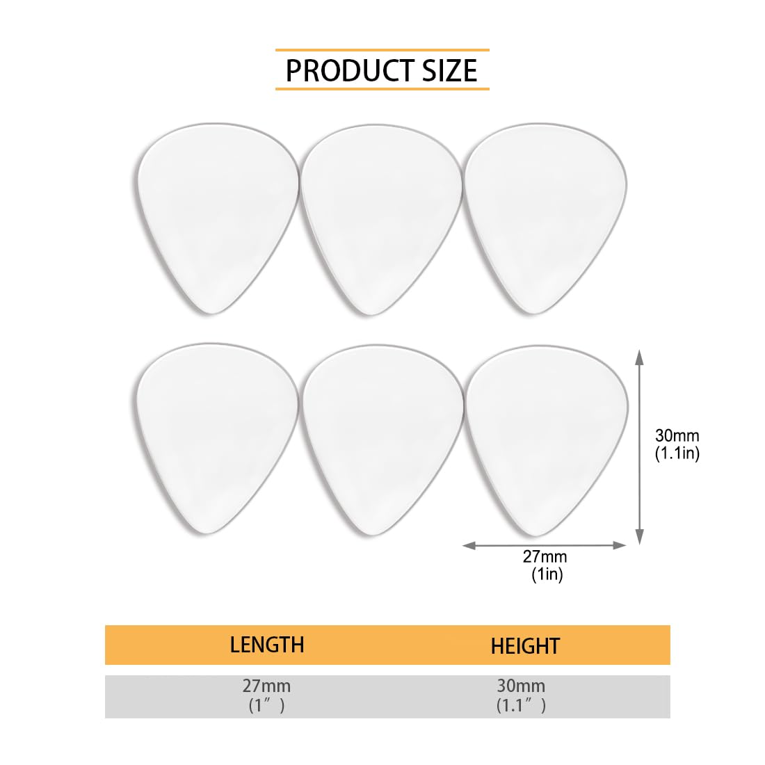 KEIAHUAN Highland Cow Guitar Plectrums Picks Electric Acoustic Guitar Lovers Gifts 6 Pack Includes Thin Medium Heavy Gauges