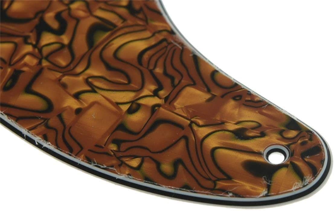Dopro 8 Hole Tele Guitar Pickguard Scratch Plate for USA/Mexican FD Telecaster Tiger Stripe