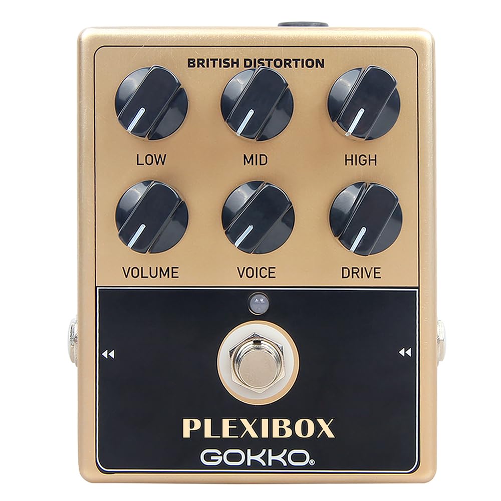 GOKKO GK-36 PLEXIBOX British Amp Simulator Overdrive Pedal