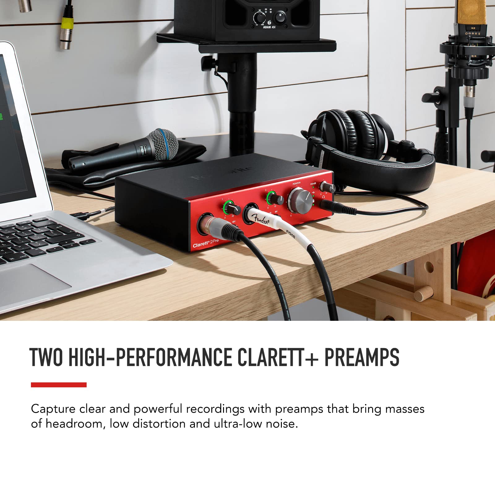 Focusrite Clarett+ 2Pre 10-In/4-Out USB-C Audio Interface
