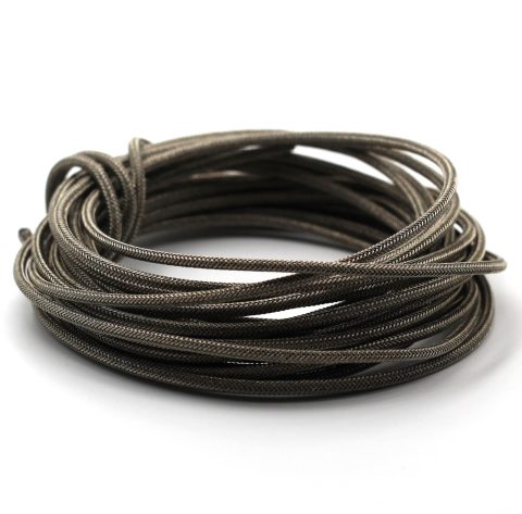 The Art Of Tone Gavitt Braided Cloth-Covered Pre-Tinned Pushback 22 AWG Guitar Wire, 12 Feet