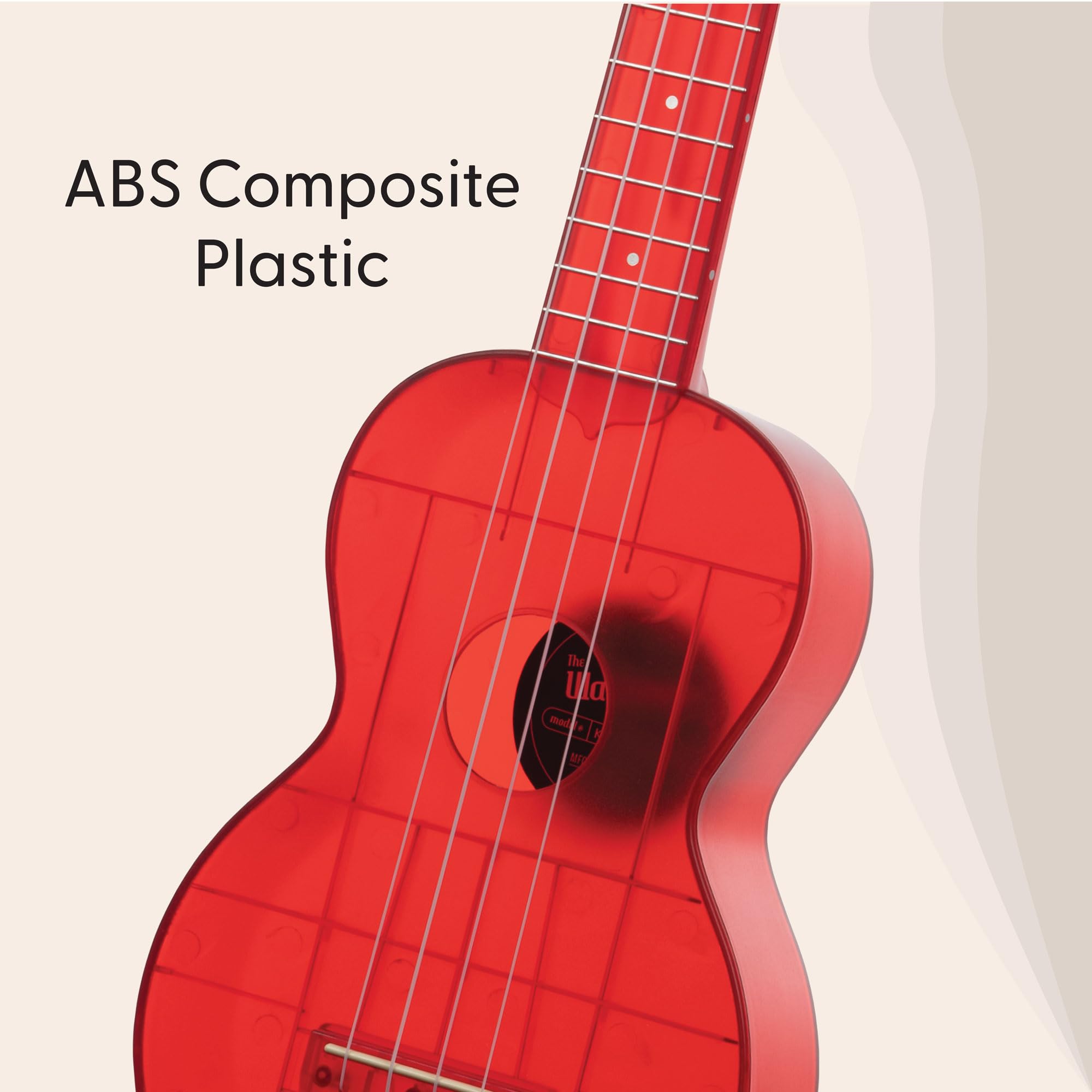 Kala KA-WMT Soprano Waterman Ukulele – Maritime Red Transparent