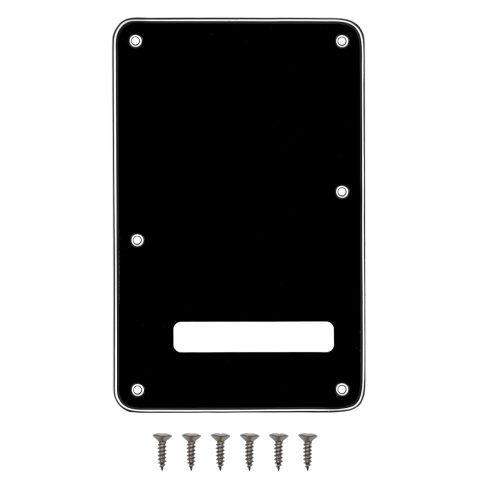 Mirror Back Plate Tremolo Cover Backplate for Fender Strat Guitar replacement (Red Mirror)