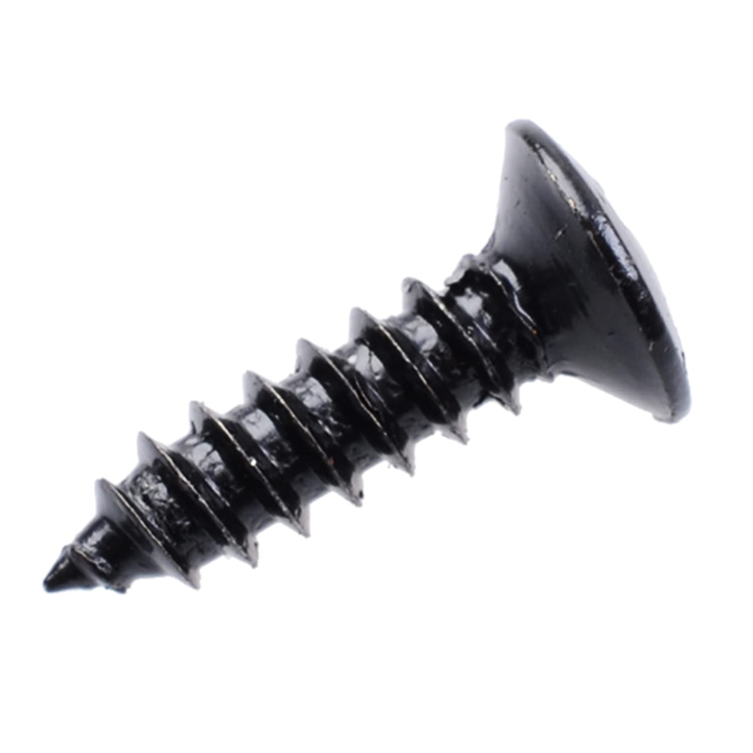 MAXCHEER 100Pack Guitar & Bass Pickguard Screws for Strat & Tele (Black 100 Pack)