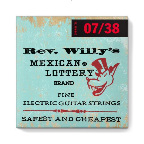 Billy Gibbons Custom Rev Willy’s Guitar Strings 07-38 | 3 Pack