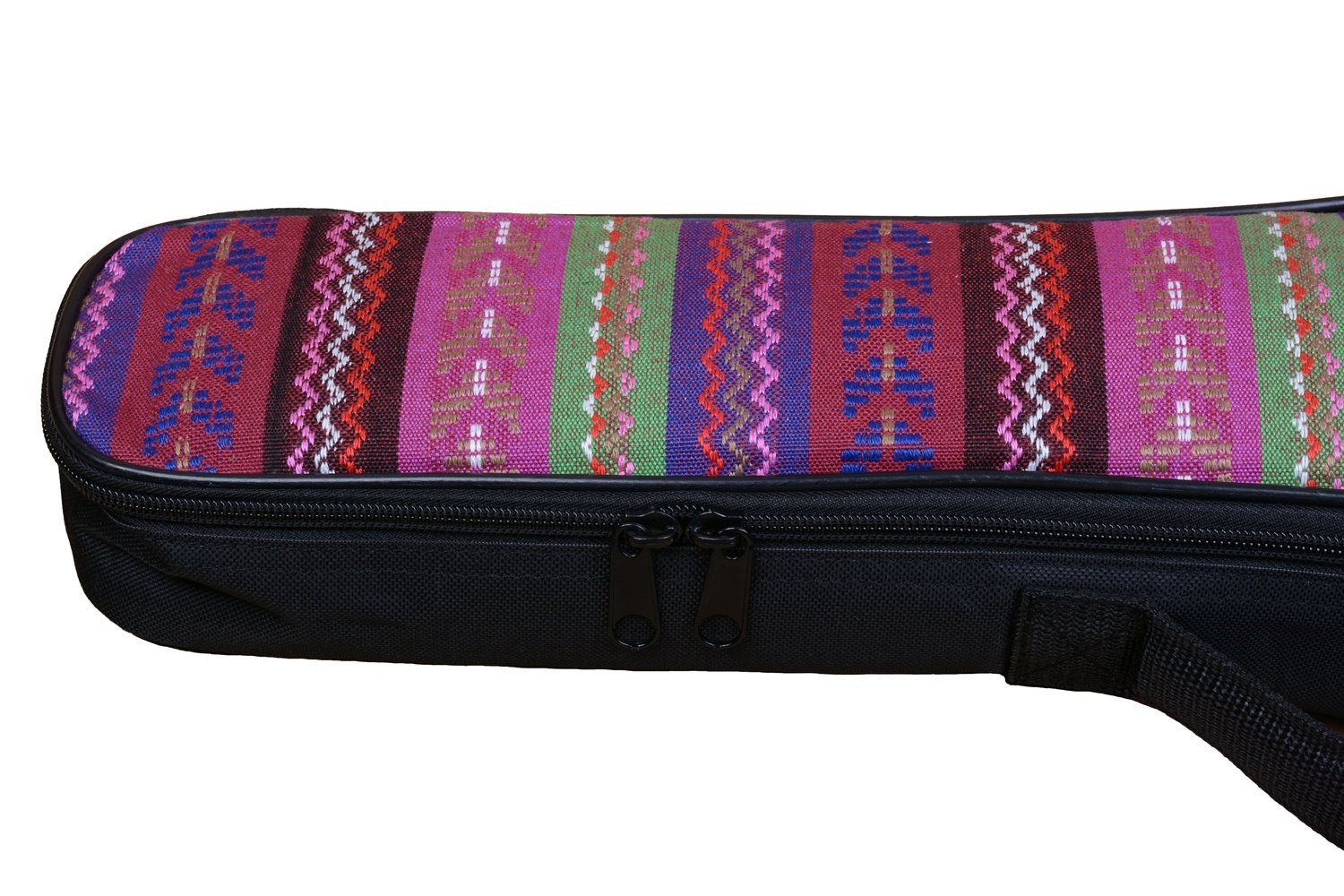 HOT SEAL 10MM Sponge Padding Waterproof Durable Colorful Conventional Ukulele Case Bag with Storage (21 Inch, Bohemia No.1)