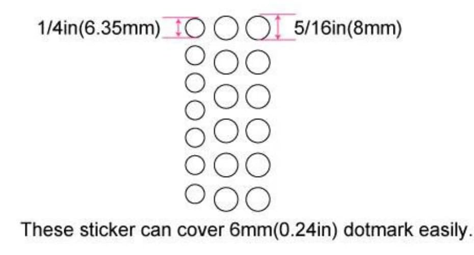 Inlay Sticker’s Jockomo Glow-in-the-Dark Custom Dot Fret Markers