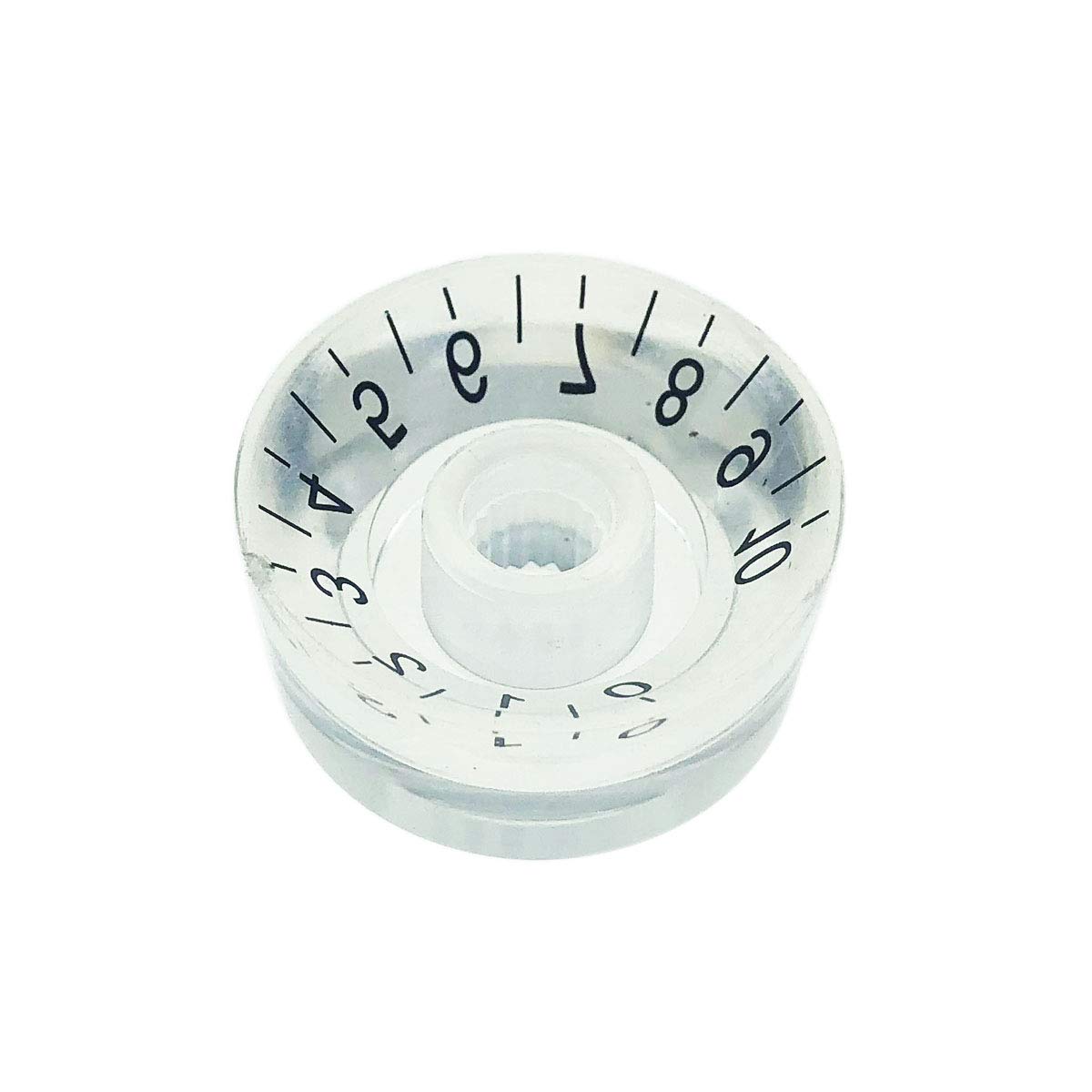 Dopro 4pcs Clear Guitar Speed Dial Knobs Control Knob fits LP Guitar