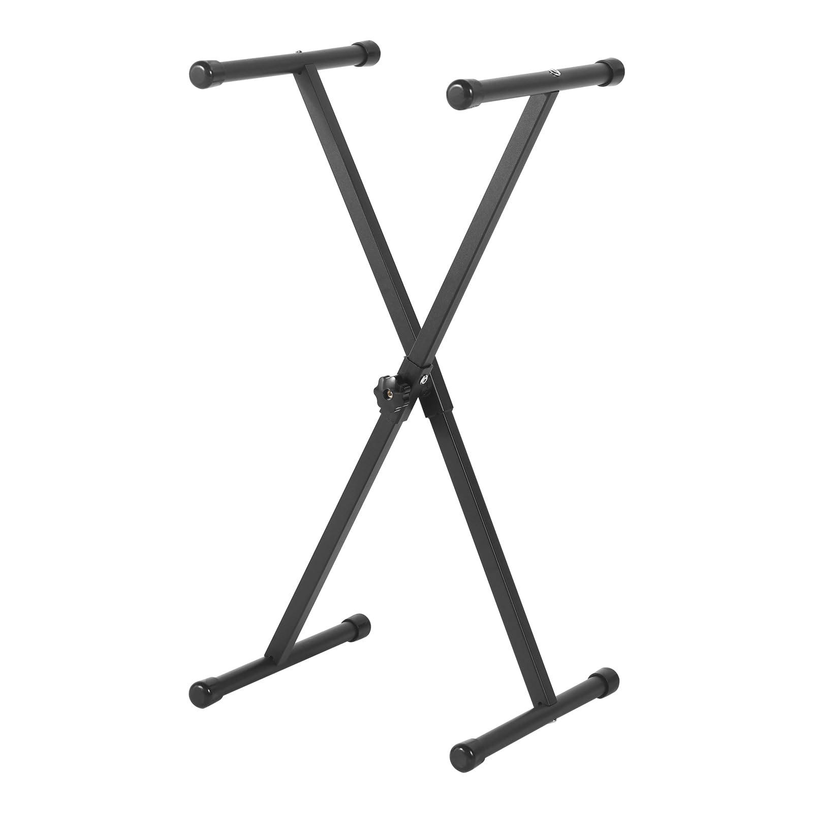 Woxnoc Keyboard Stand, Adjustable X-Shaped Folding Piano Stand , Black