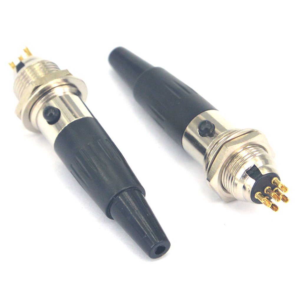 onelinkmore Mini XLR 5 Pin TA5F Female + TA5M Male Connector 2 Sets