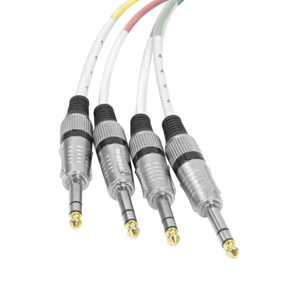 Seismic Audio – SAXT-4x5F – 4 Channel 1/4″ TRS to XLR Female Snake Cable – 5 Feet Long – Serviceable Ends – Pro Audio Effects Snake for Live Live, Recording, Studios, and Gigs – Patch, Amp, Mixer,