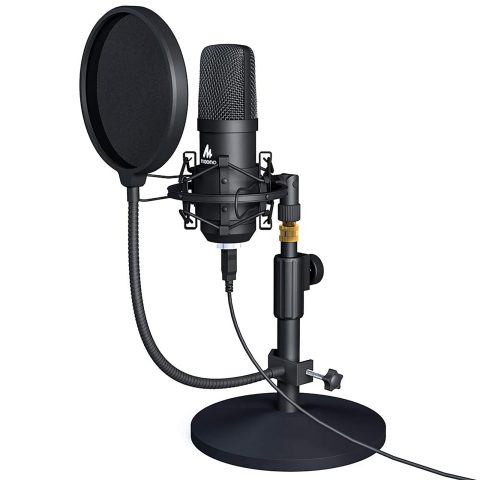 MAONO A04T USB Condenser Microphone Kit, 192kHz/24bit for PC Podcasting