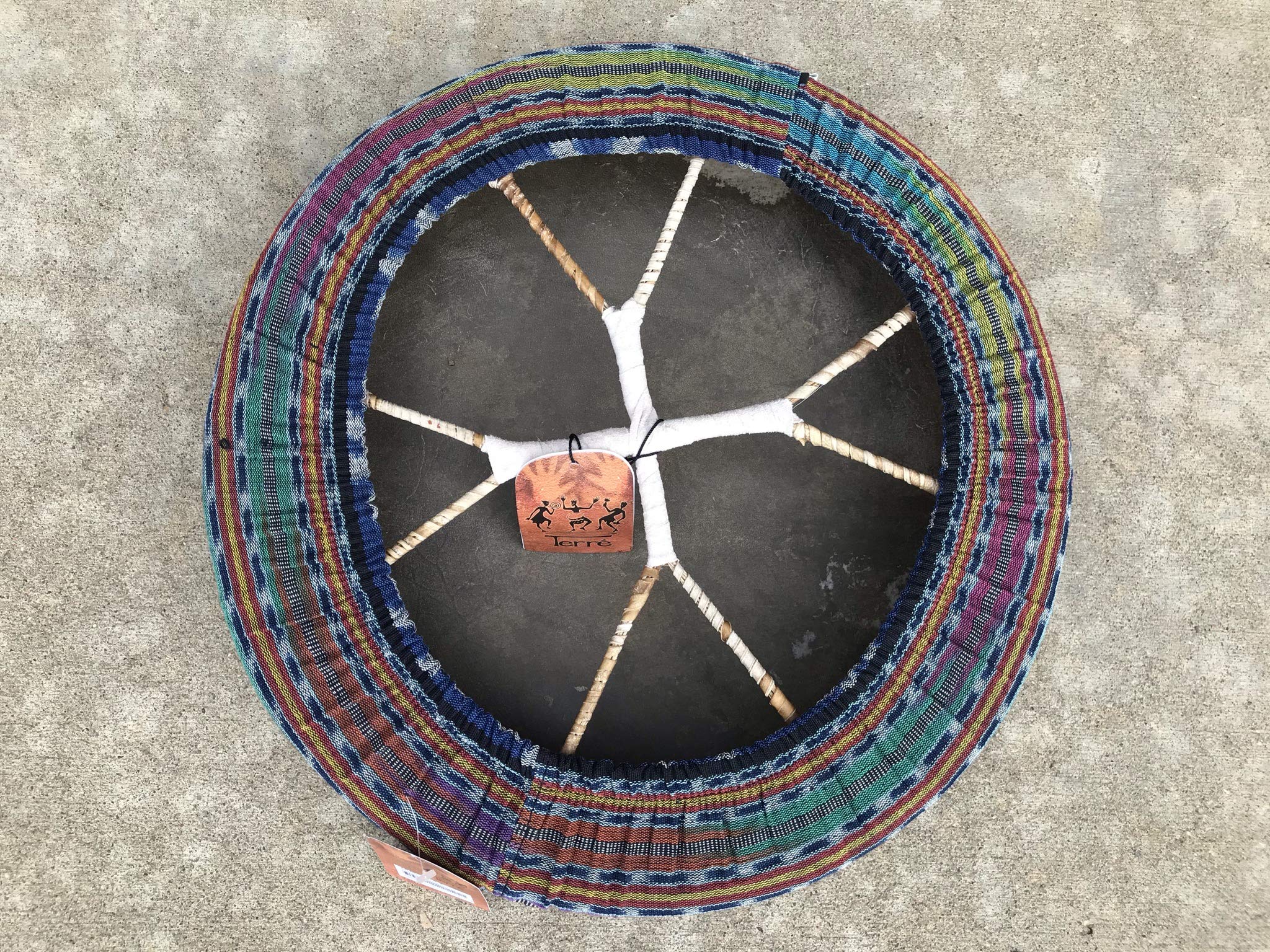 Terre Djembe, Shaman & Frame Drum Cover — Protector/Saver available diameters: 12″, 14″, 16″, 20″, 24″, 28″ with 3″ rim thickness.