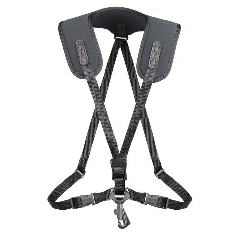 Neotech Super Harness – Regular – Swivel Hook – Saxophone Strap – Adjustable Strap for Bass Clarinet Harness, Saxophone Accessories, Black – Made in USA