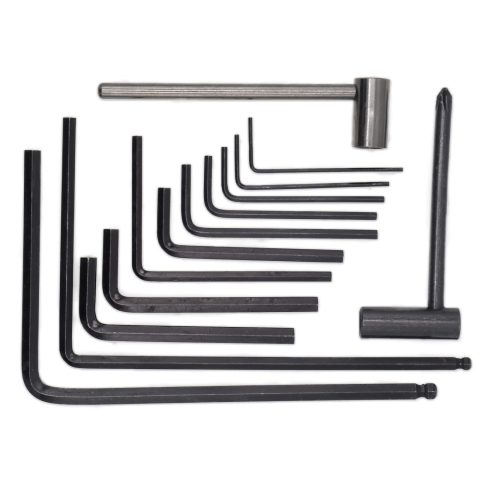 Cheerock 13-Piece Guitar Ball End Allen Wrench Set with Truss Rod Wrench