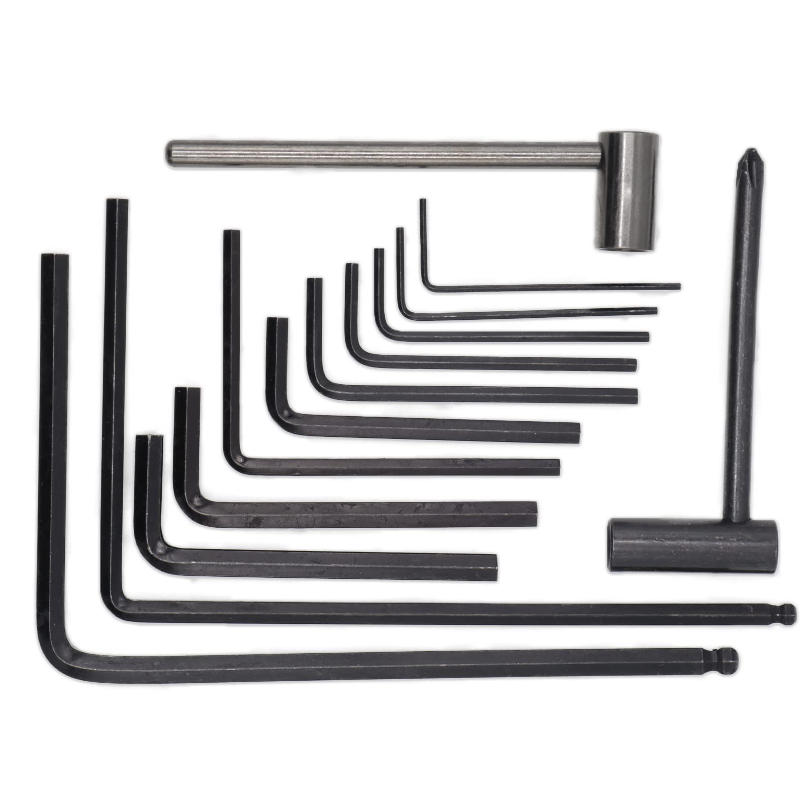 Cheerock 13-Piece Guitar Ball End Allen Wrench Set with Truss Rod Wrench