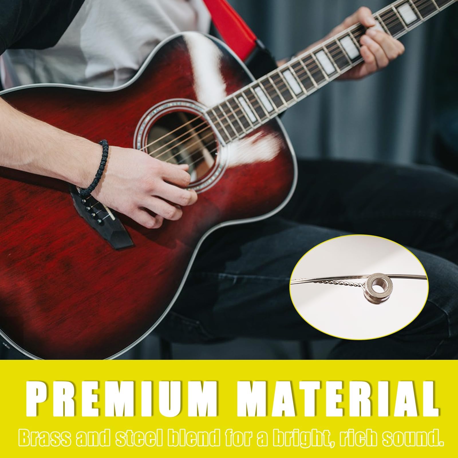 10PCS E-1st Acoustic Guitar, High E String Acoustic Guitar