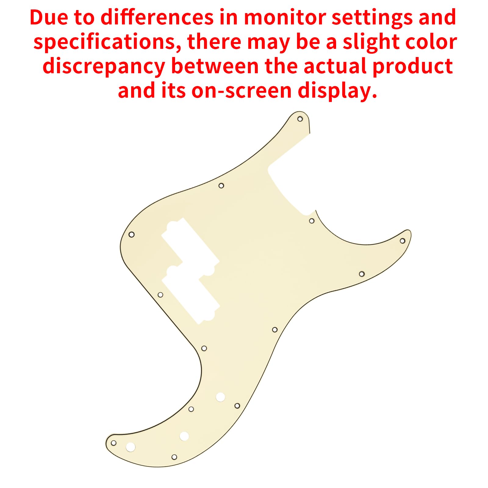 Banworks Precision Bass Pickguard 3-Ply 13-Hole P Bass PB Scratch Plate