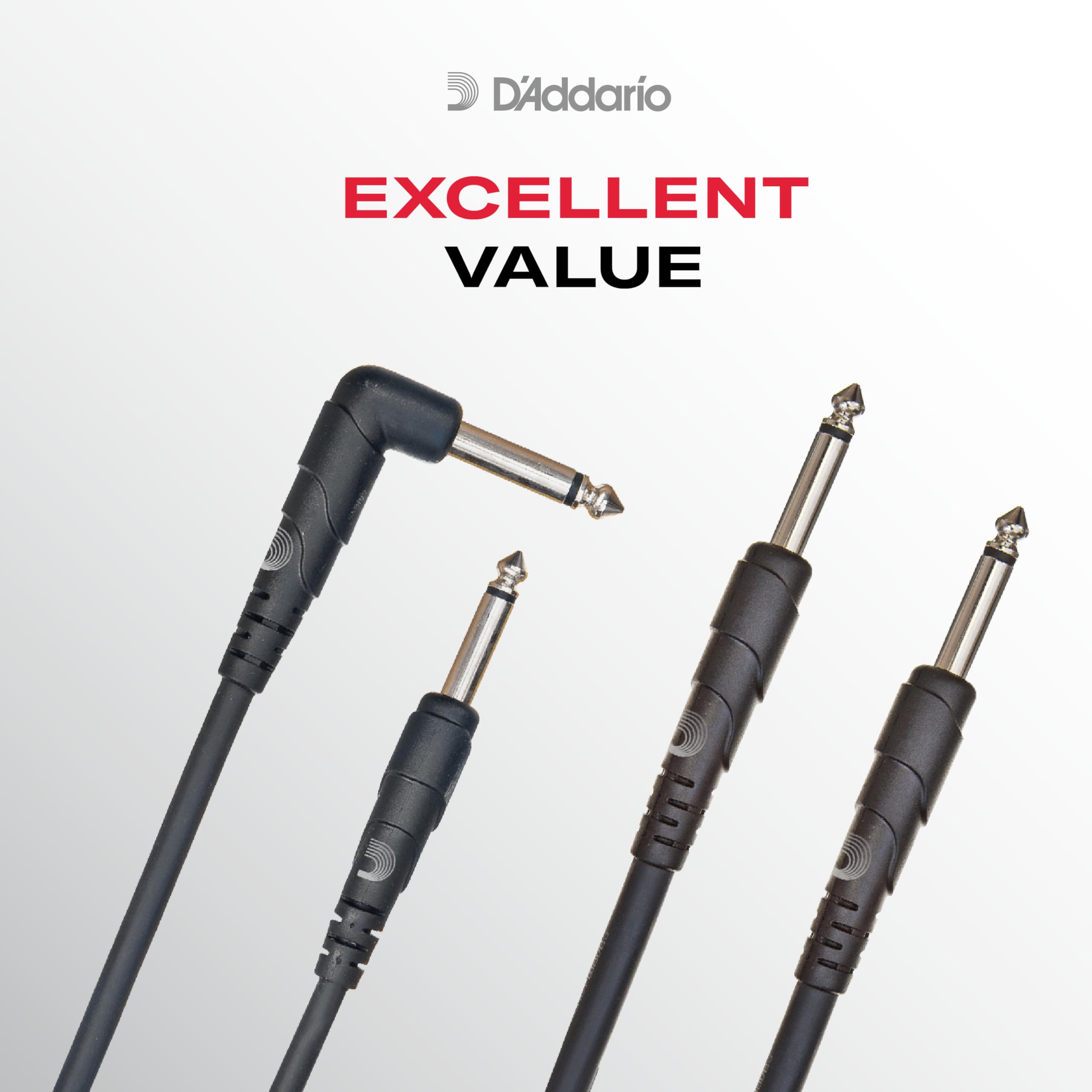 D’Addario PW-CGT-15 Cable – 15 ft