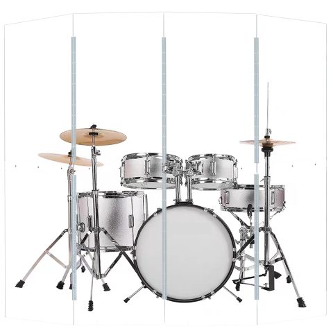 Portable Drum Shield Panels | 4-Panels 2ft x 5ft