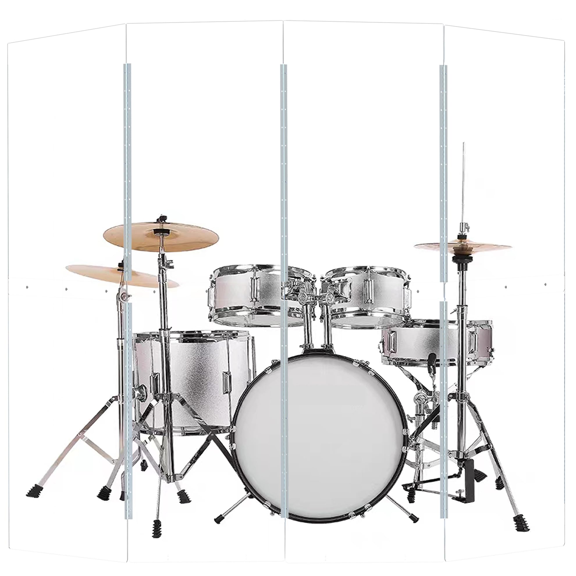 Portable Drum Shield Panels | 4-Panels 2ft x 5ft
