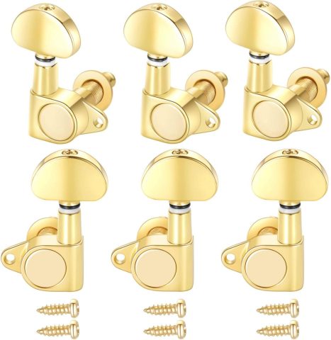 Gusnilo Guitar Tuner Pegs 1set 3l3r Grover-style Guitar Tuner Grover Tuners Head Gold