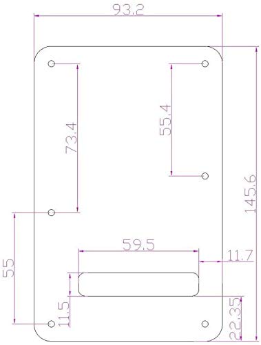 Dopro 11 Hole Strat SSS Pickguard ST Back Plate Trem Cover fits USA/Mexican Fender Strat White Pearl