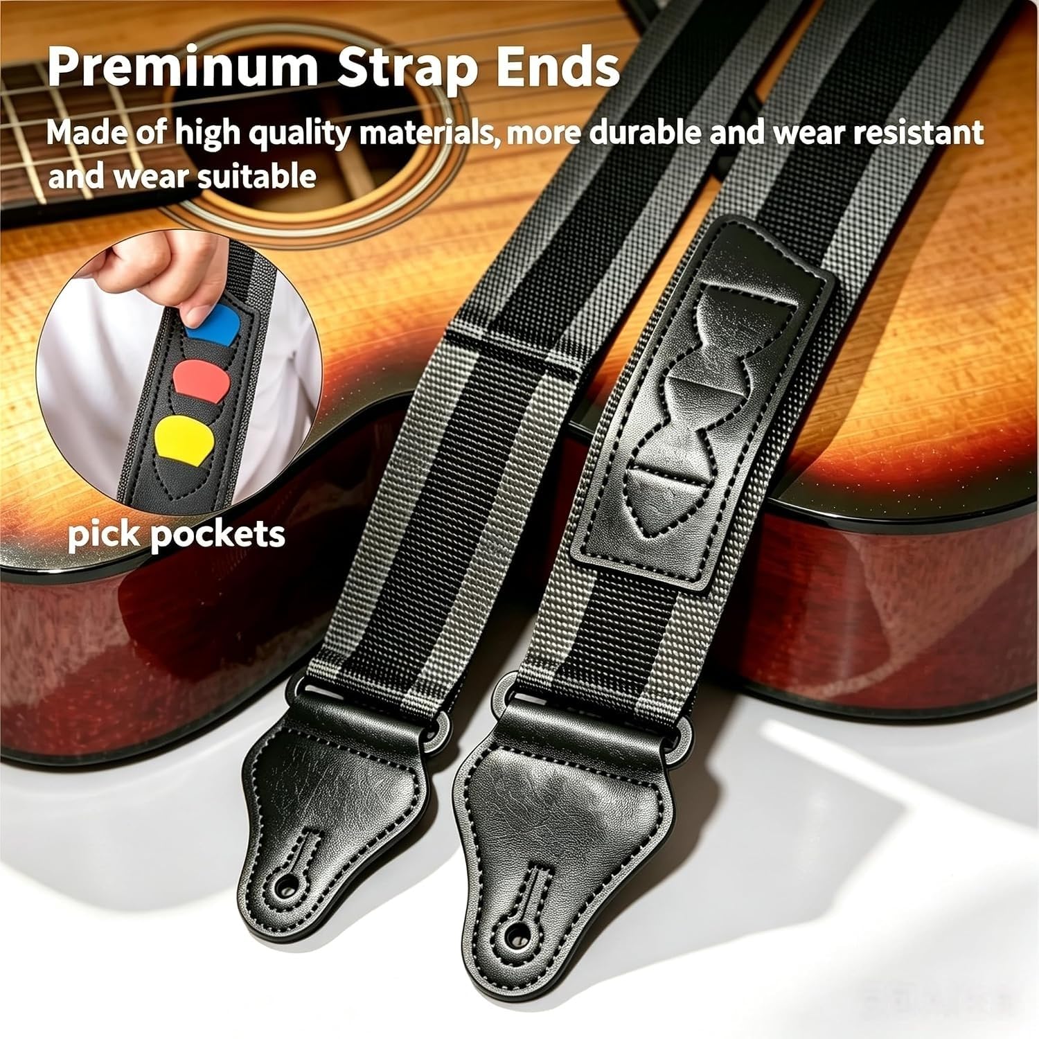 38 Inch Sunburst Acoustic Guitar Beginner Kits, 3/4 Cutaway Wood Acustica Guitarra for Beginners Adults with Online Lesson,Gig Bag,Picks,Steel Strings Strap with Picks Holder