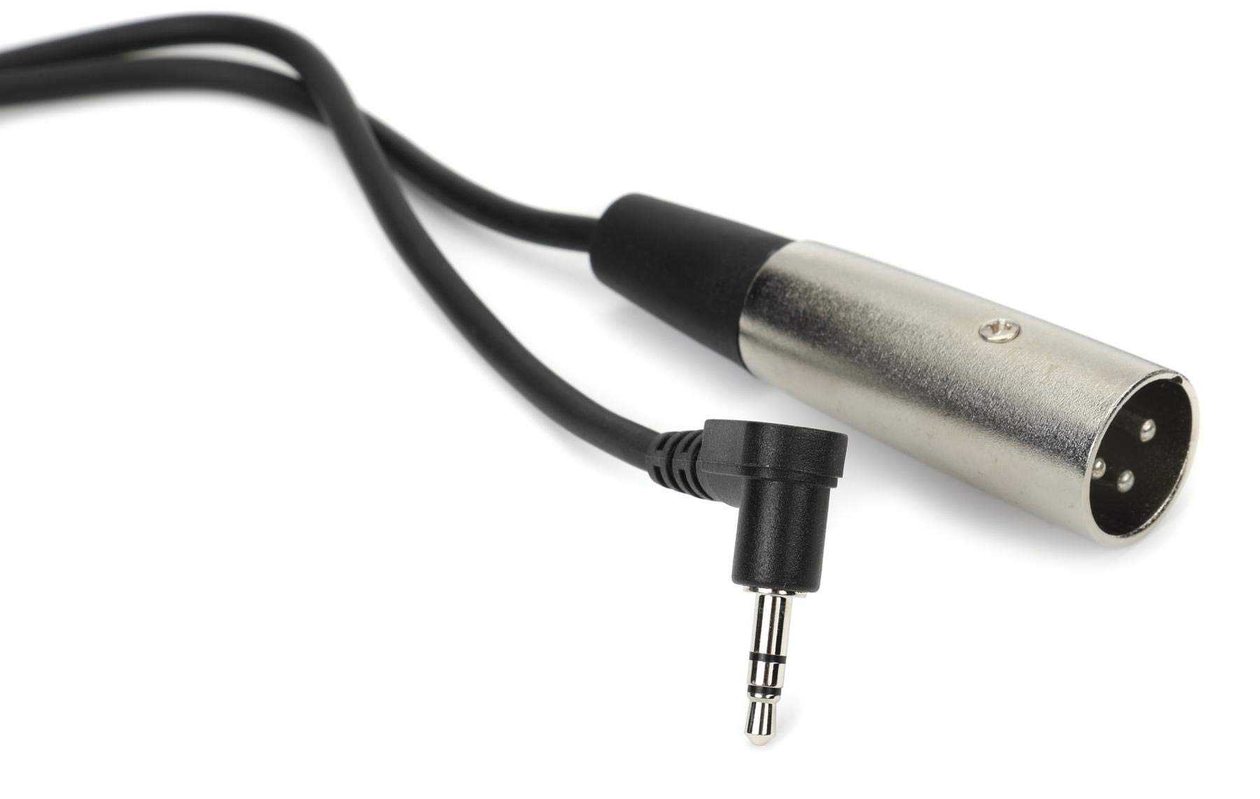 Hosa XVM-110 Meters 10 Feet Right-Angle 1/8 Inches TRS to XLR Male Cable