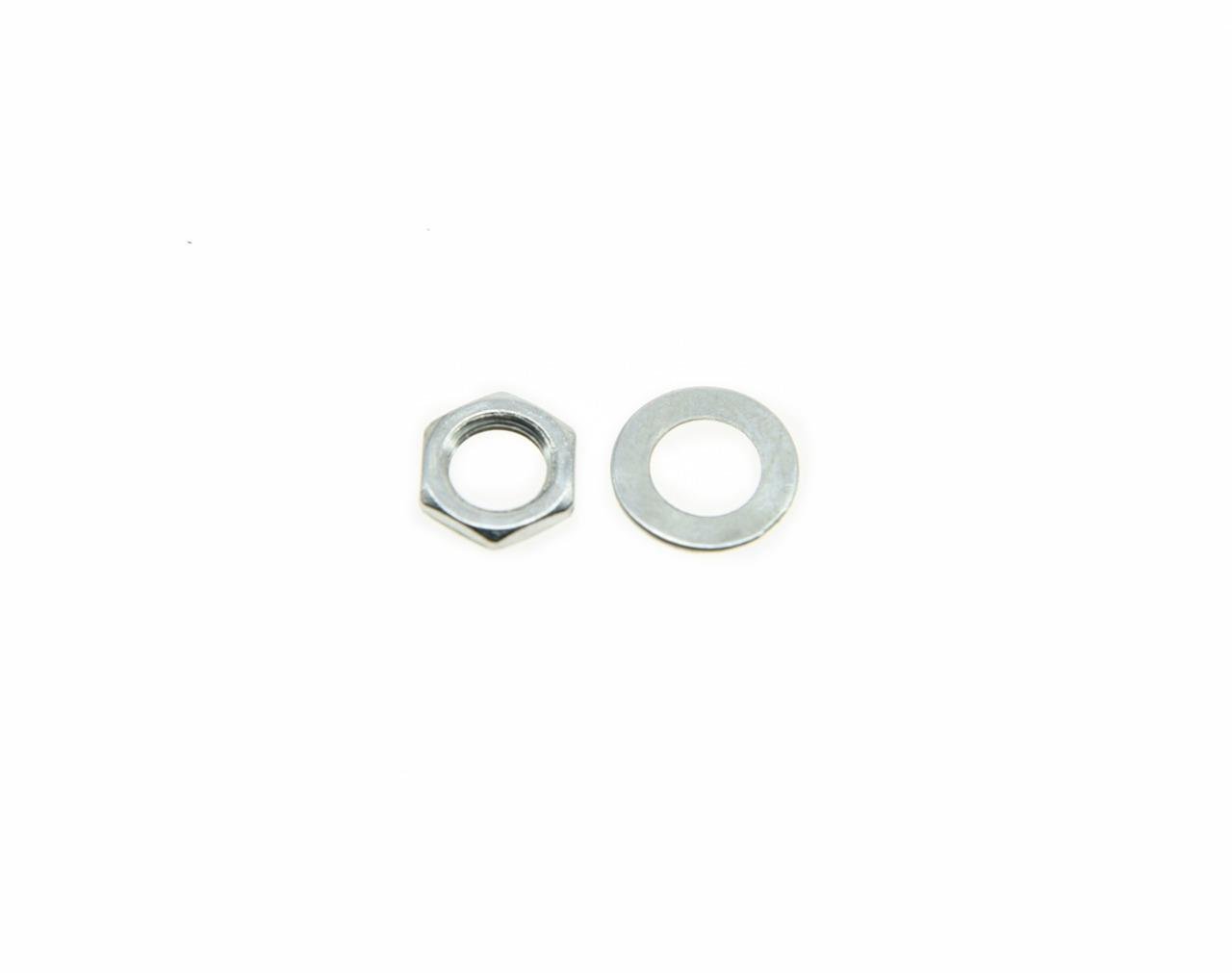 KAISH 20pcs Zinc Metric M7 Guitar Pots Nuts and Washers for Mini 16mm Metric Pots
