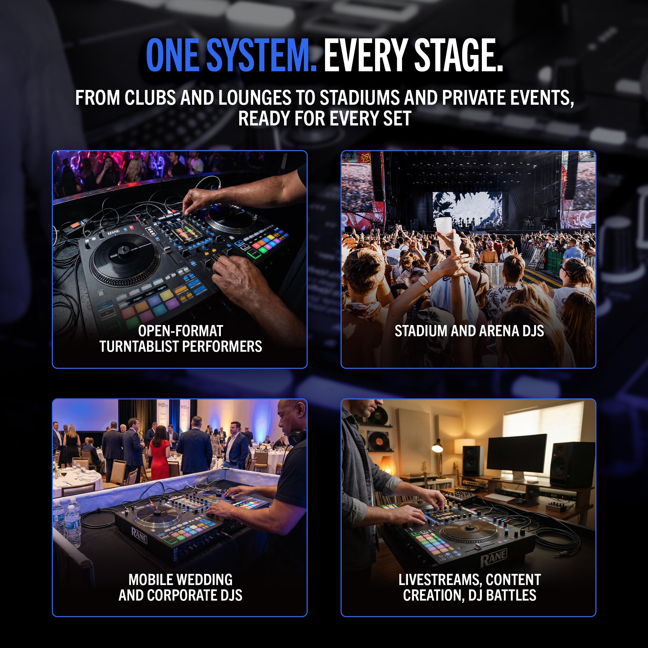 RANE SYSTEM ONE Motorized Standalone DJ Controller