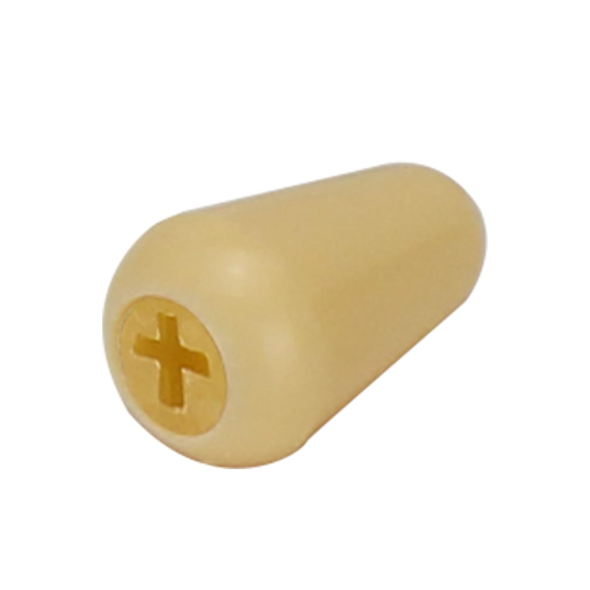 FLEOR Cream Plastic 50/50/52mm Single Coil Pickup Cover 2T1V Tone Volume Control Knobs Switch Tip Bar Tip Set