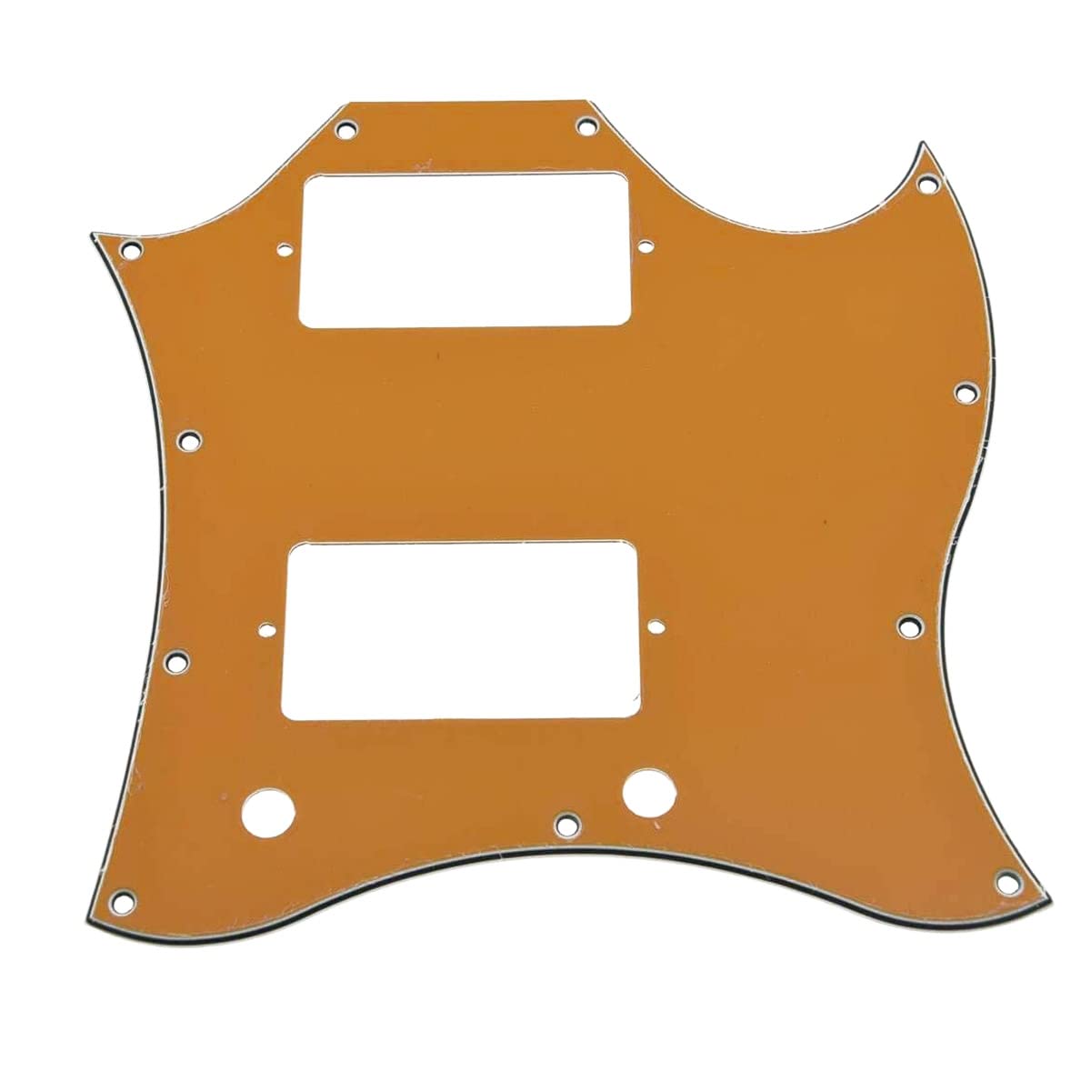 Dopro American Standard SG Guitar Full Face Pickguard fits USA Gibson SG Special Guitar Orange 3 Ply