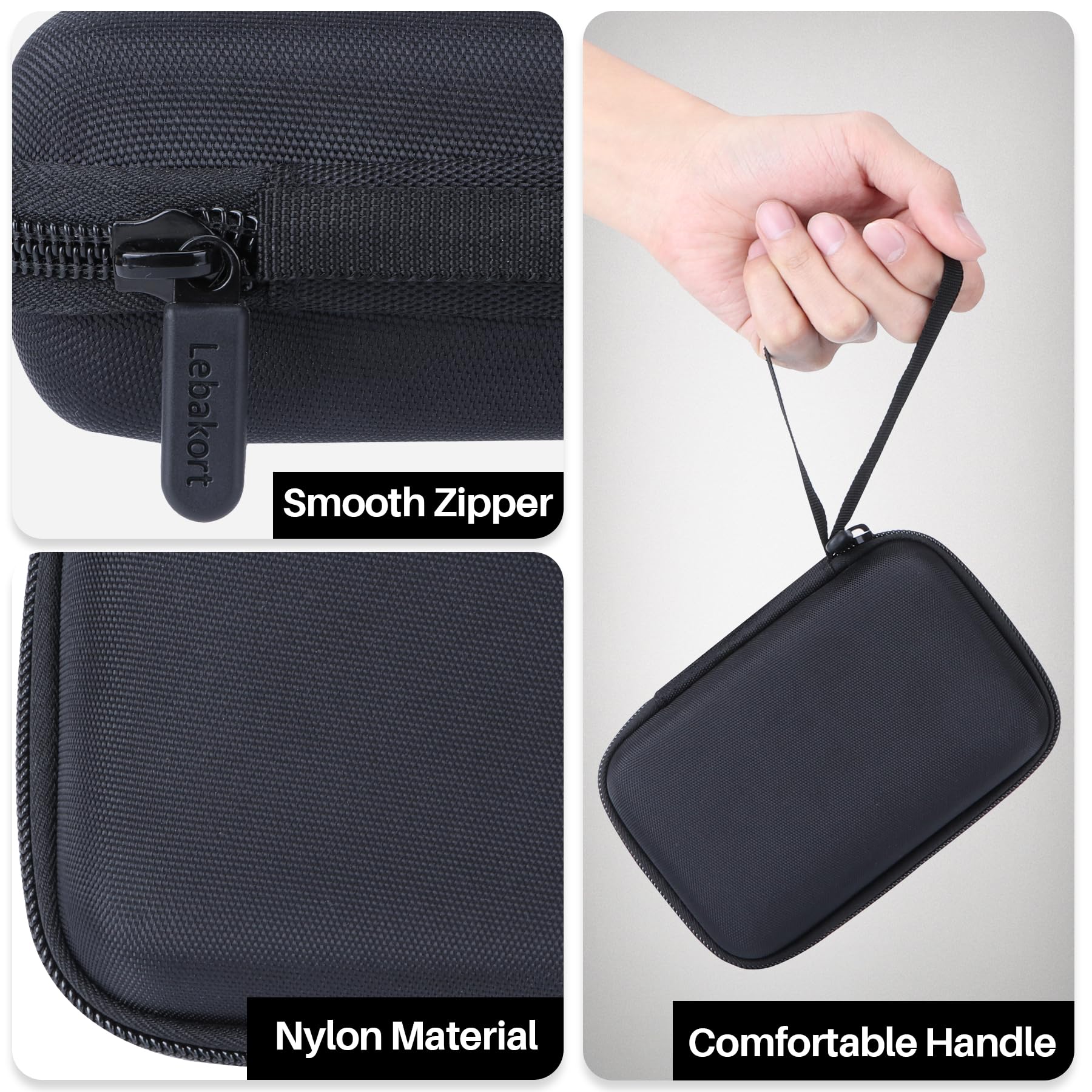 Lebakort Storage Case Compatible with TASCAM DR-10L / DR-10L Pro Ultra Portable Personal Recorder Lavalier Microphone