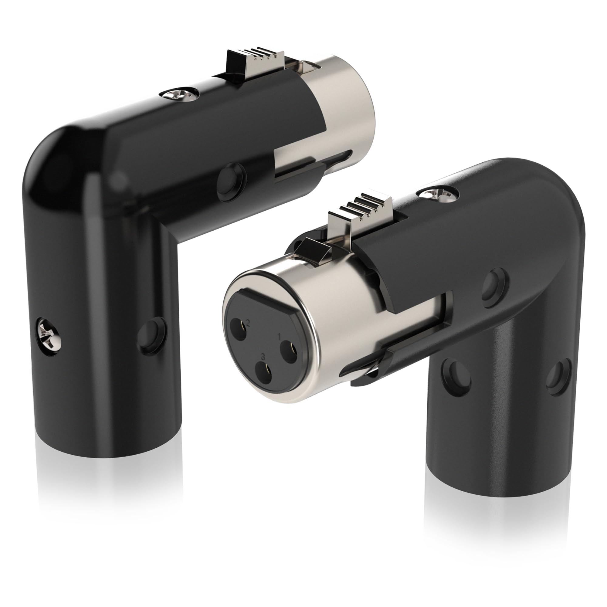 Coda Right Angle XLR Adapter (1 Pack) – 90 Degree Adjustable