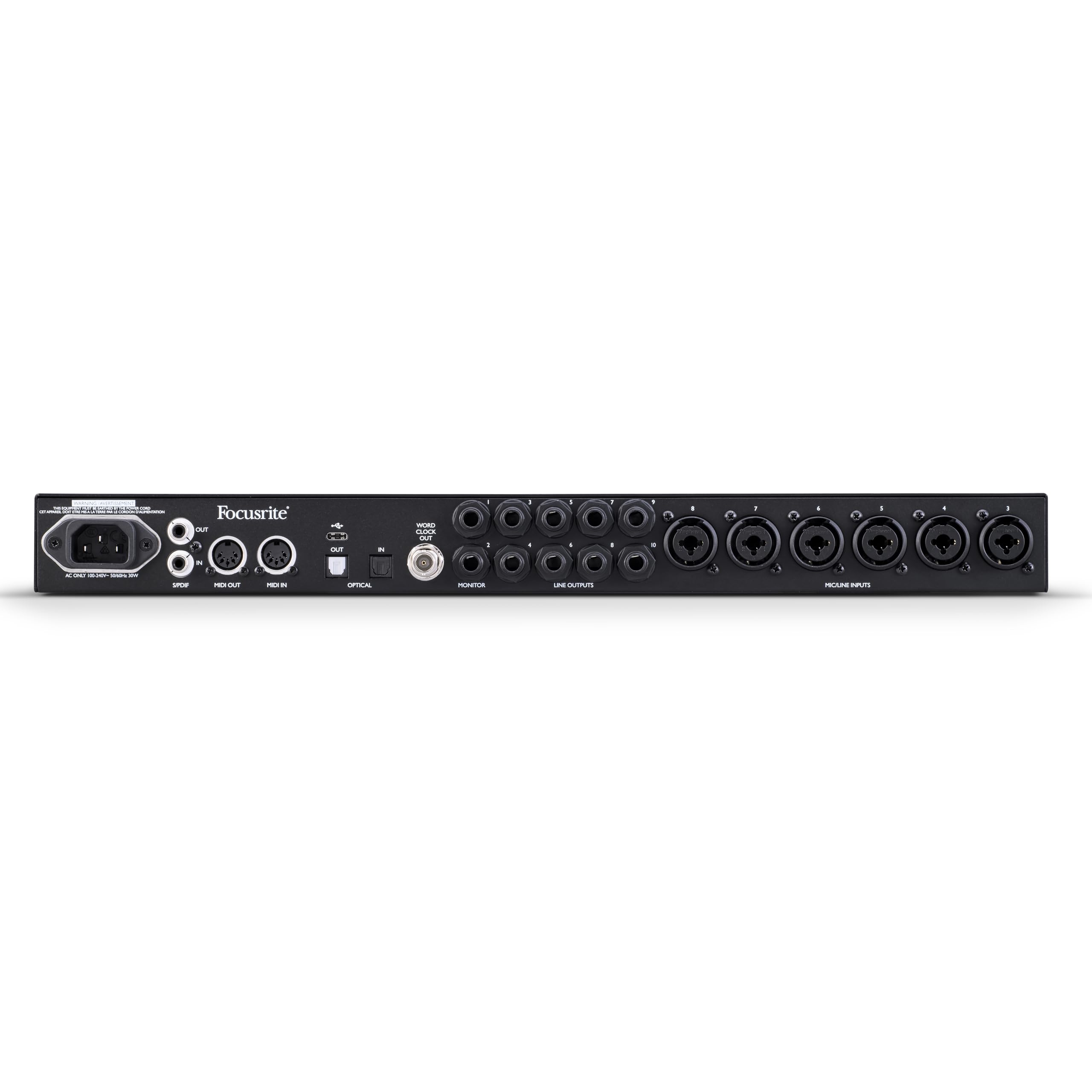 Focusrite Clarett+ 8Pre 18-In/20-Out USB-C Audio Interface