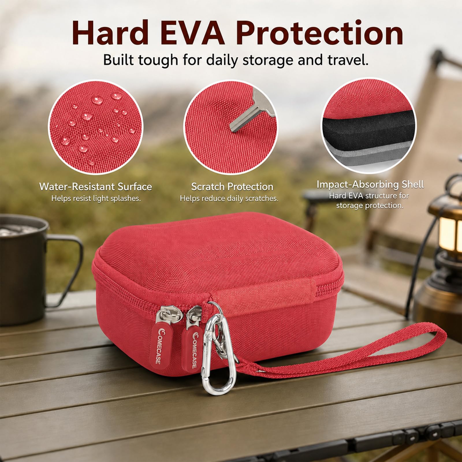 Hard EVA Carrying Case Compatible with JBL Go 5/4/3 Ultra-Portable Speaker