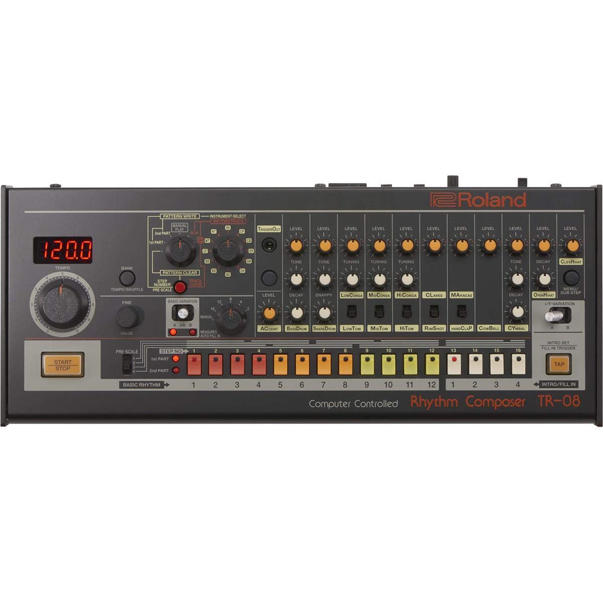 Roland TR-08 Rhythm Composer, 10 Outputs ()