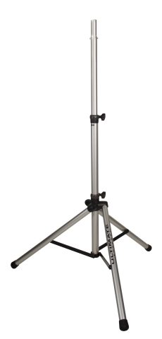 Ultimate Support TS-80S Original Series Aluminum Tripod Speaker Stand w/Integrated Speaker Adapter – Silver