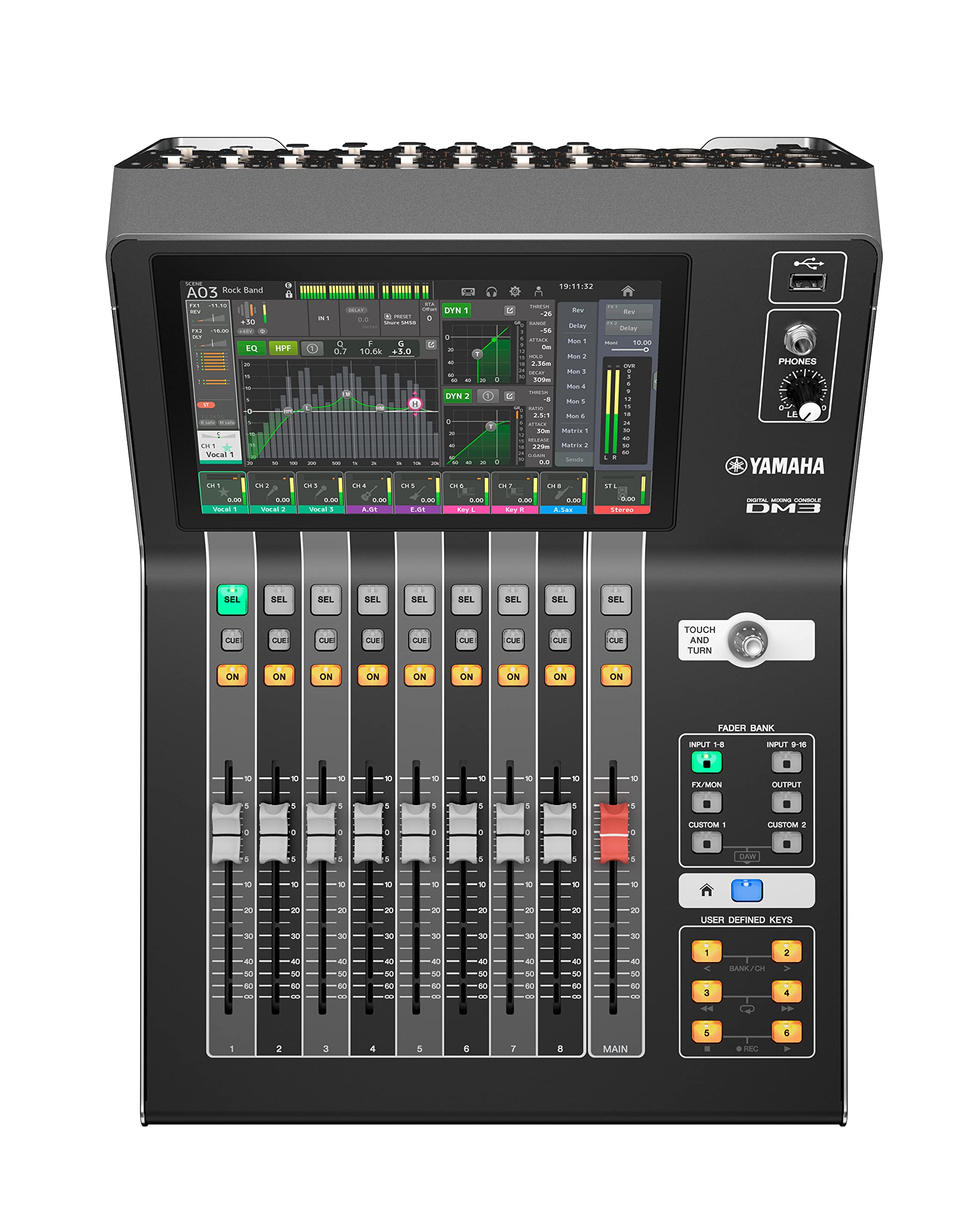 Yamaha DM3S DM3 Standard 22 Channel Ultracompact Digital Mixing Console
