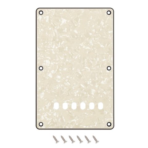 Banworks ST Backplate 6-Hole Beveled Edge 4-Ply Guitar Tremolo Cavity Cover