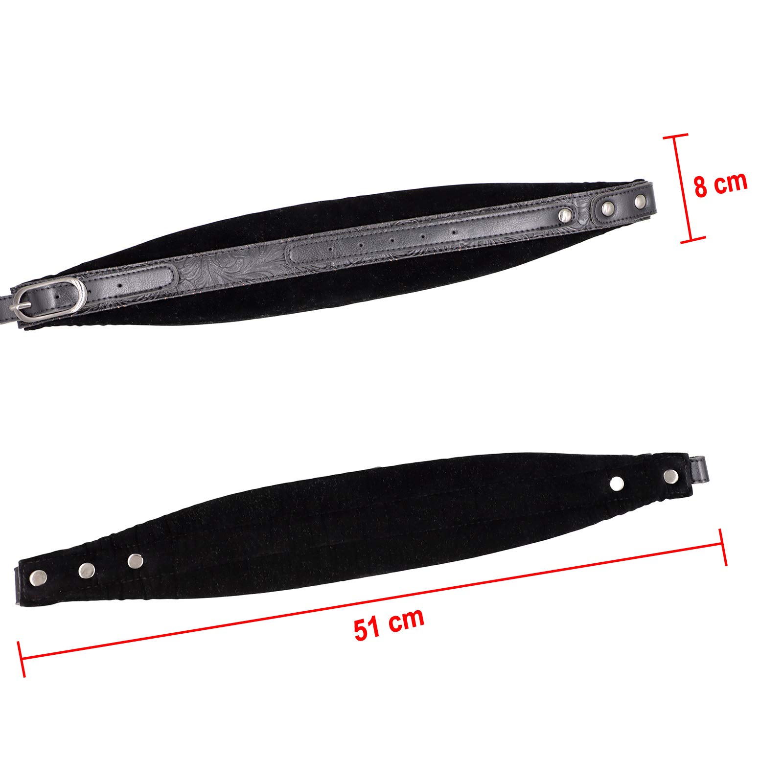 Rayzm Accordion Harness Straps, Adjustable Shoulder Belts Straps for Accordions, Thickened Synthetic Leather