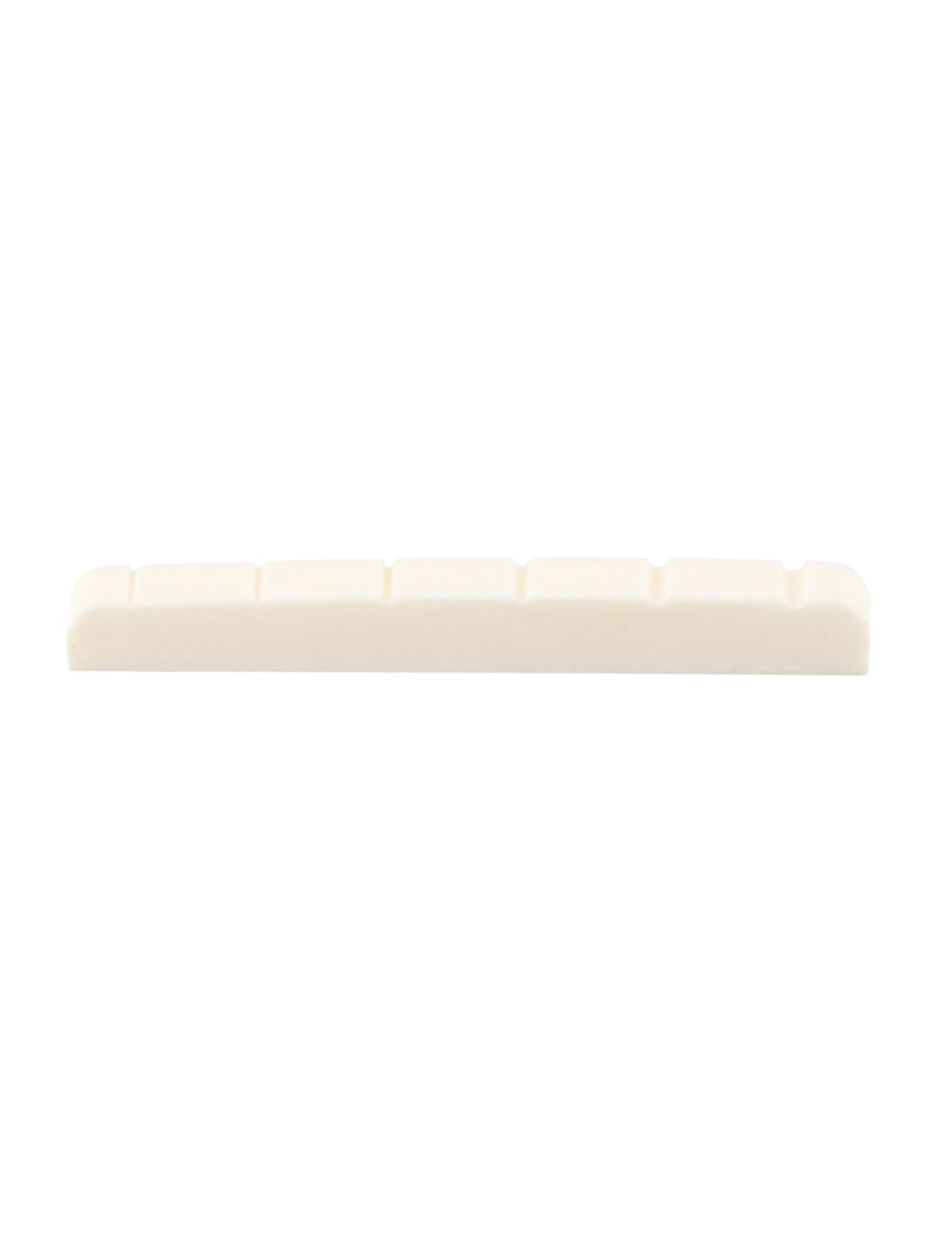 Metallor Bone Guitar Nut 6 String Pre-Slotted Top Nut 42mm x 6mm x 3mm White