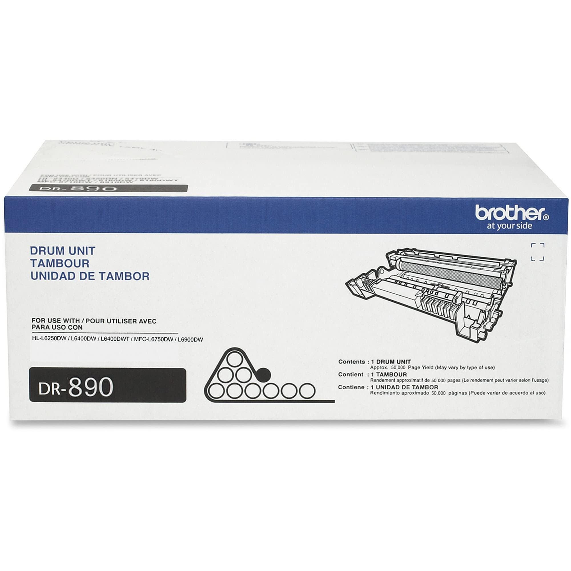 Brother DR890 Drum Unit Rechargeable 240 Volts