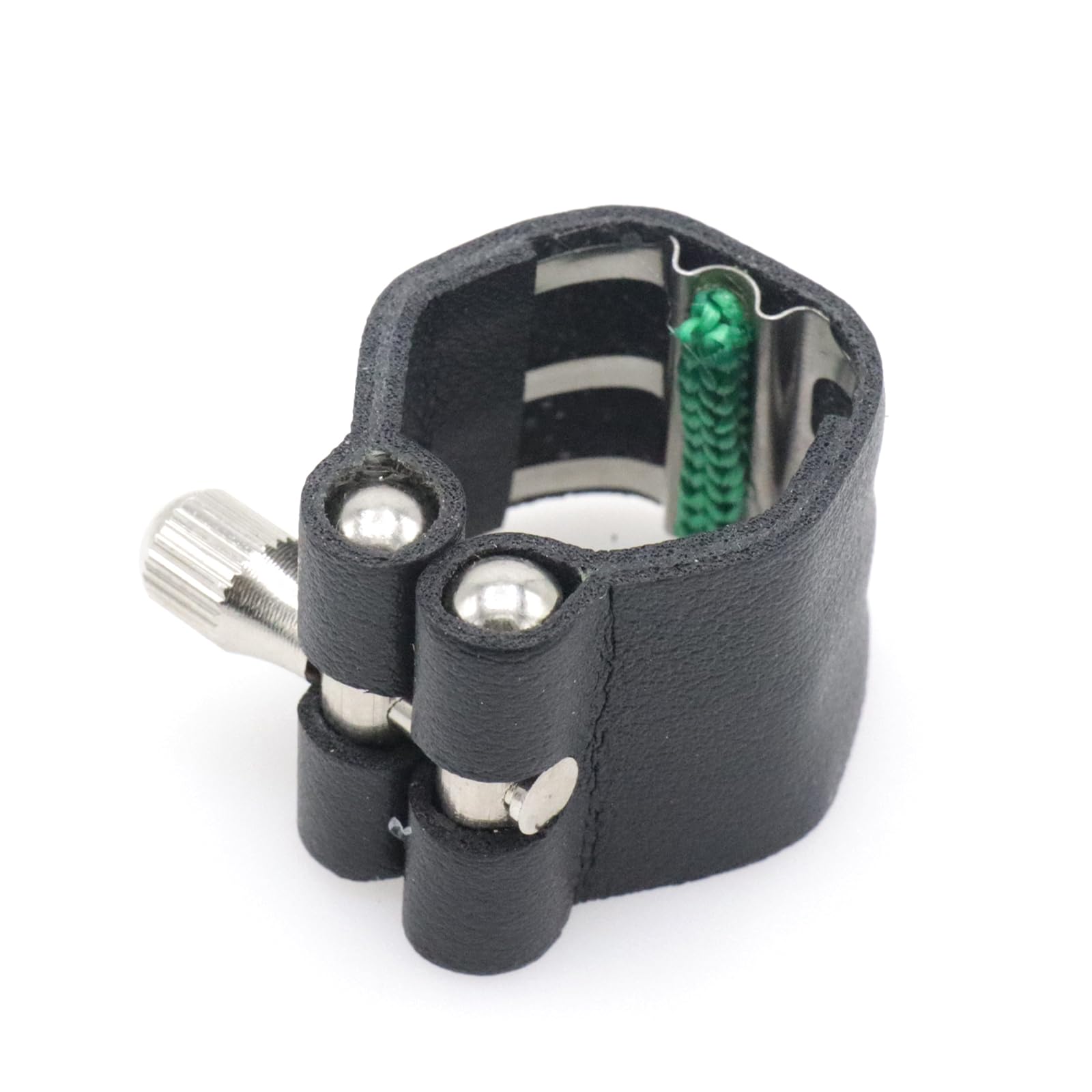 CashBeat Alto Sax Ligature, Adjustable Synthetic Leather Reed Holder