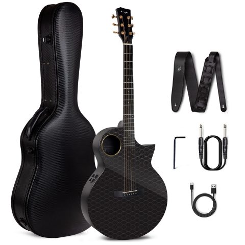 Enya X4 PRO 41-Inch Carbon Fiber Acoustic-Electric Guitar
