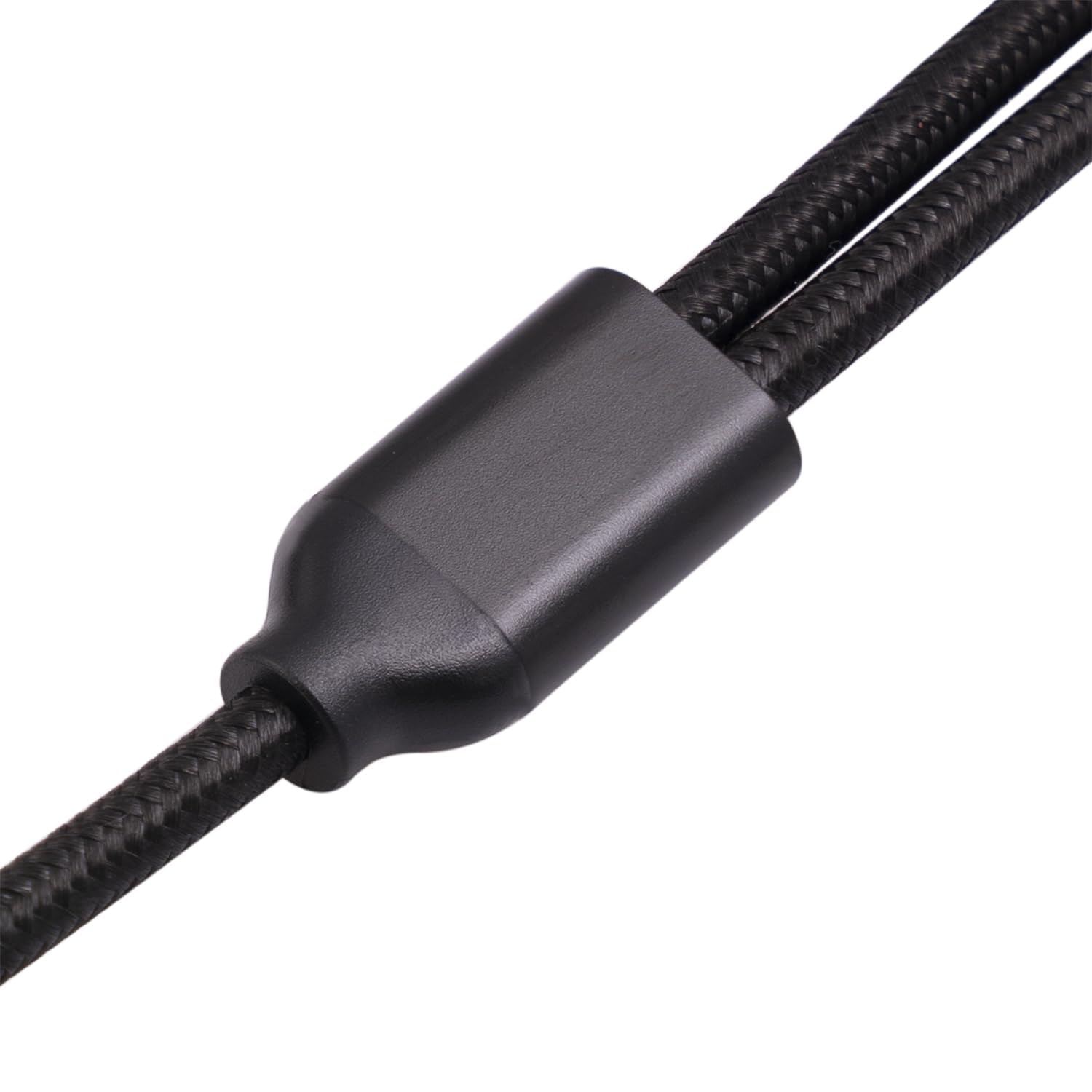 Menewstart 2 Pack 1/4 TRS Breakout Cable 1 FT, Splitter Y Adapter, 6.35mm TRS Female to Dual 6.35mm TS Mono Male Jack Cable for Guitar or Mixer with Jack Output