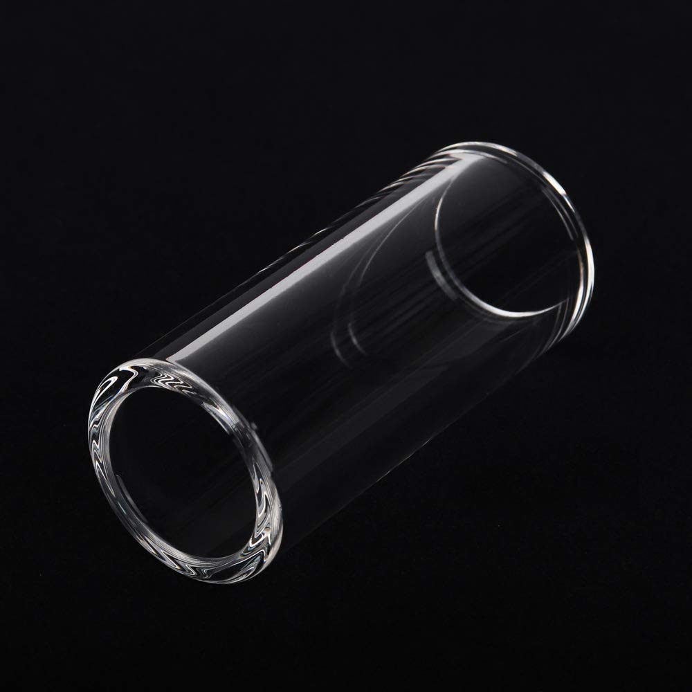 Mr.Power Guitar Slide 60mm Glass Slides Finger Knuckle Slider Tube with Box